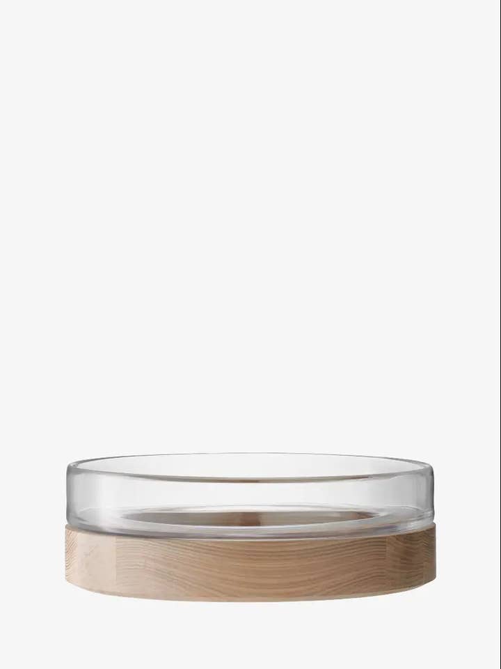 Lotta Bowl & Ash* Base 31cm Clear for wholesale by LSA International