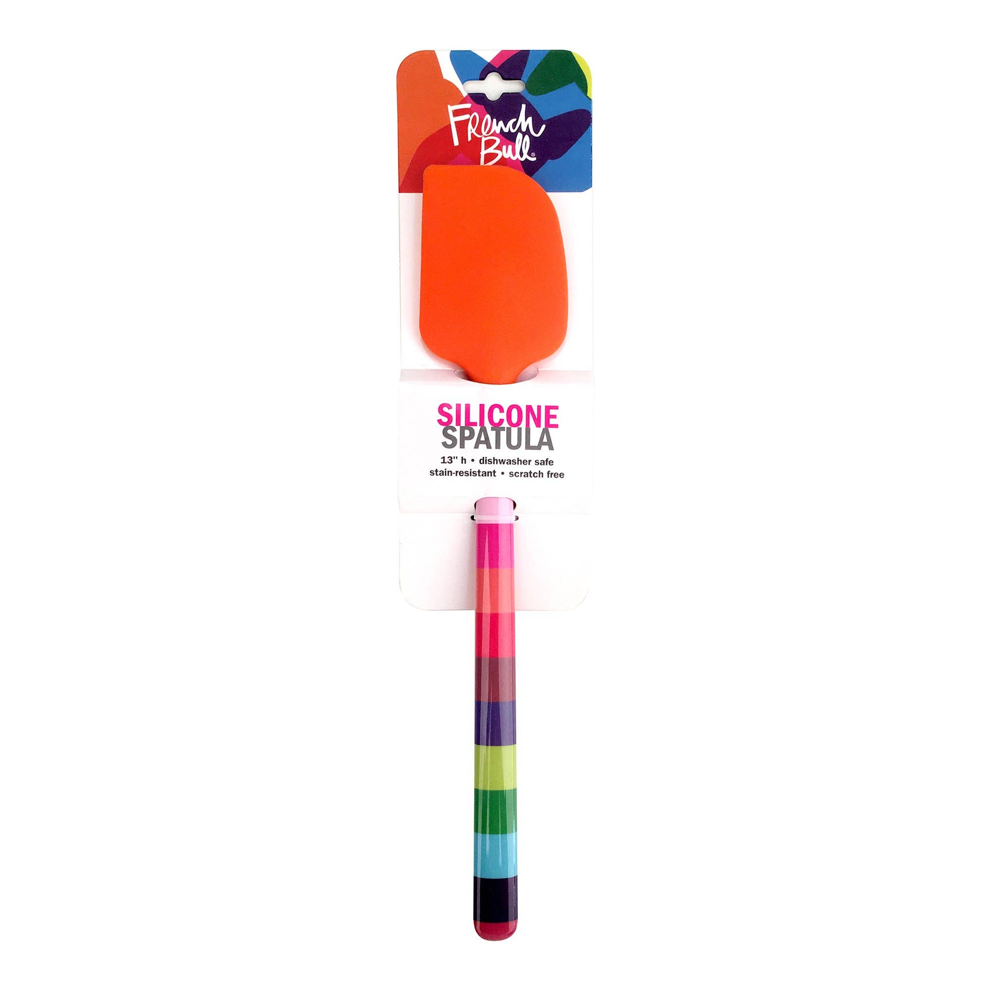 French Bull - Wholesale Spatula/Turner - Jelly Bean Stripe Silicone Spatula1