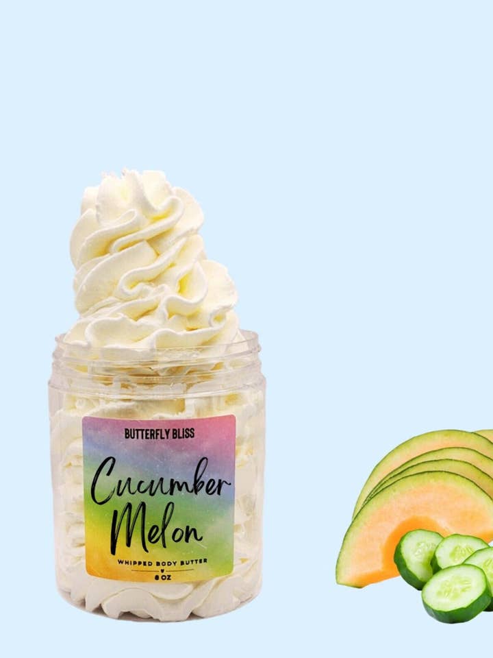 Bedste bodylotion | Agurkmelon | Økologisk lotion | Organisk bodylotion | Hjemmelavet bodylotion | Shea Moisture Lotion | Shea Butter Lotion for engroshandel hos Butterfly Bliss