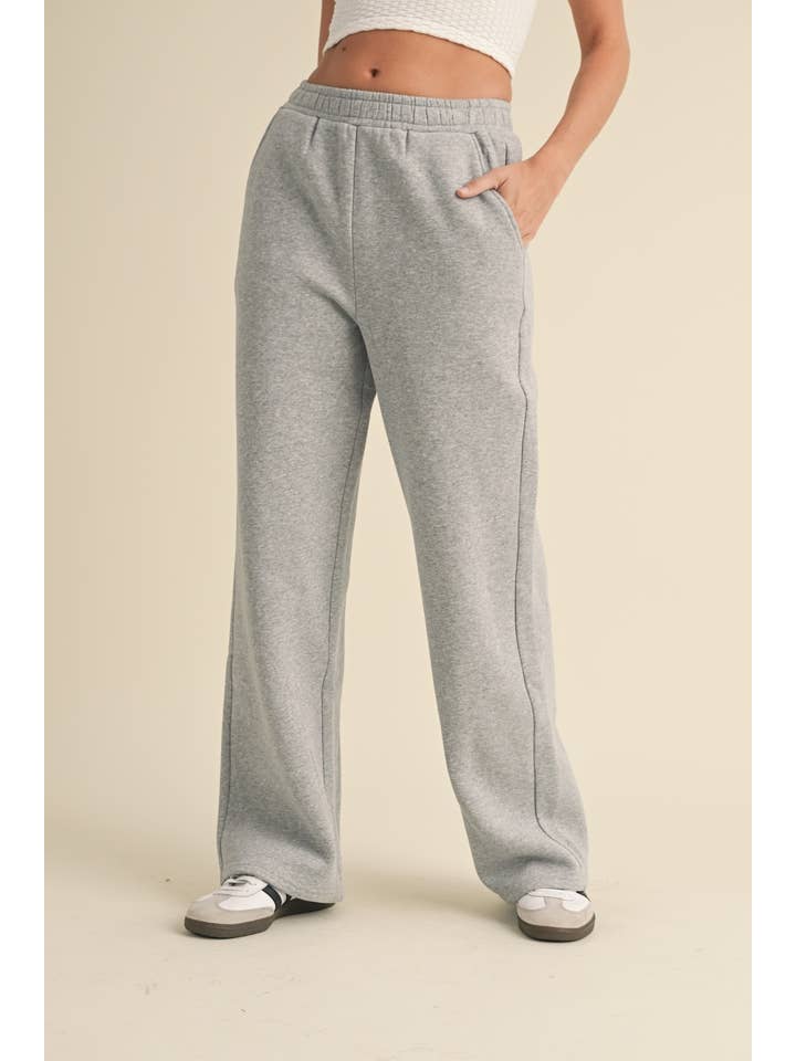 KIMBERLY C – Großhandel Lounge-Trainingshose/-Jogginghose – Damen – Kuschelige Fleece-Jogginghose mit weitem Bein