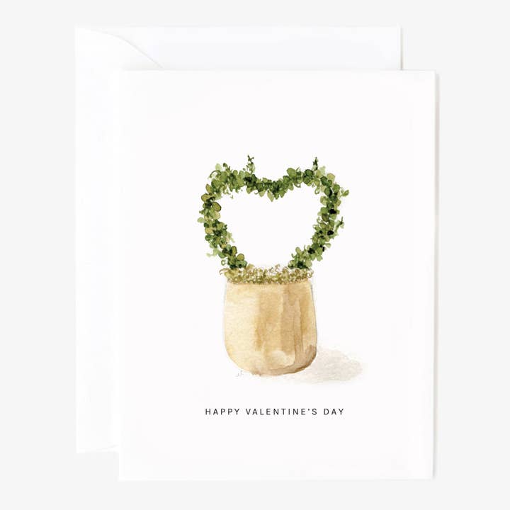 emily lex studio - Wholesale Love Card - valentine topiary