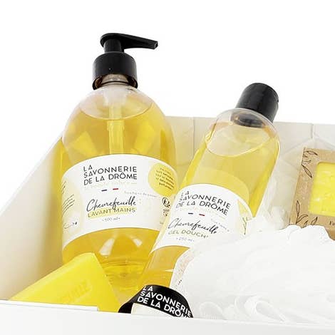 La Savonnerie de la Drôme - Wholesale Bath & Body Set - Honeysuckle box0