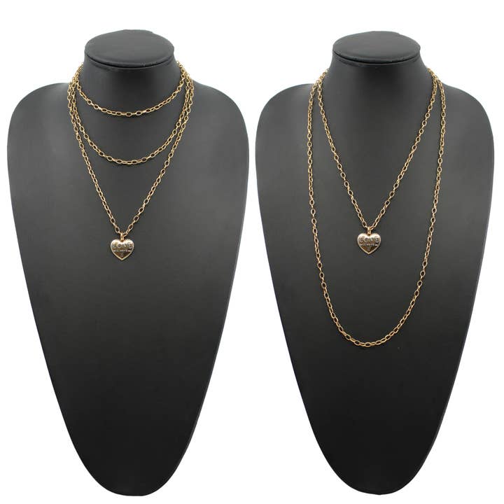 Collar Original "Amor Siempre" Corazón para venta al por mayor de Katia Designs