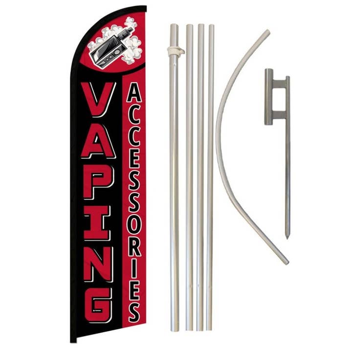 Kit de Bandera sin Viento y Poste para Accesorios de Vapeo para venta al por mayor de Flags Importer