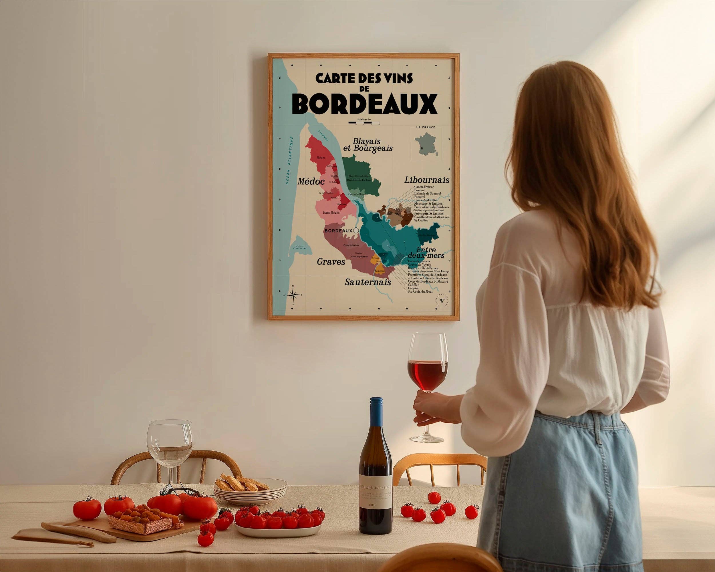 Atelier Vauvenargues – Poster por atacado – Lista de vinhos de Bordeaux5