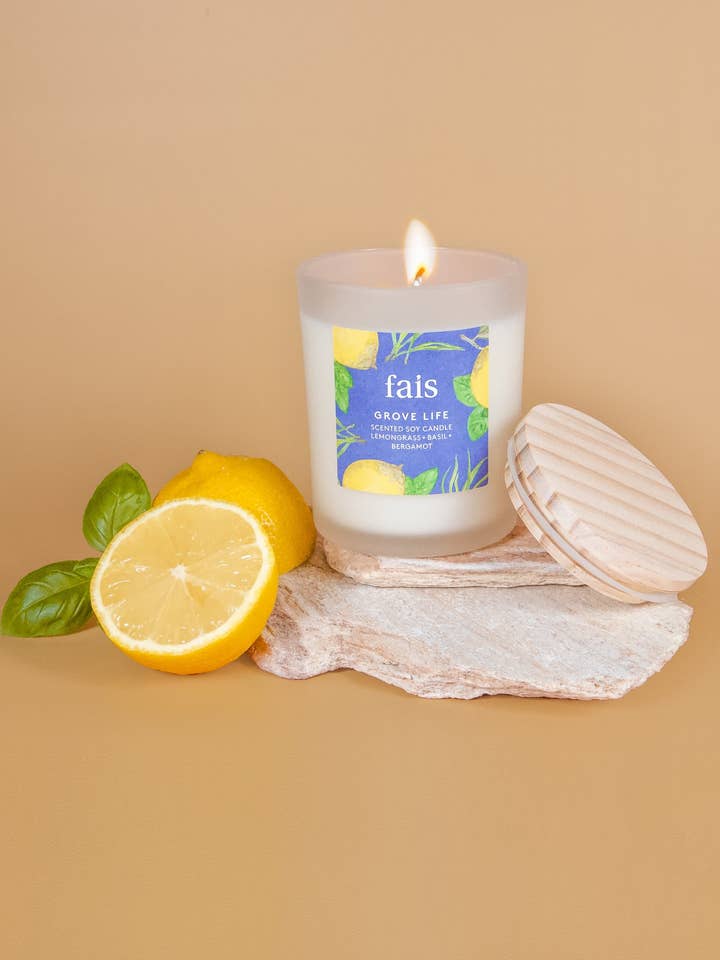 Vela Repelente de Insectos – Citronela Albahaca 10% Aceites Esenciales para venta al por mayor de Fais