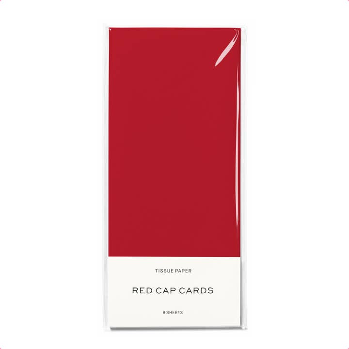 Red Cap Cards – wholesale Mjukpapper – Rött silkespapper