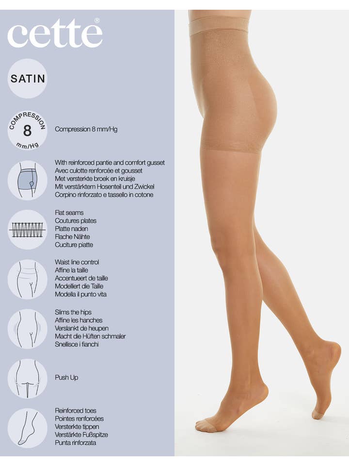 Cette - Wholesale Shapewear – Women's - High Waist Tights, Control Body Pantyhose, Shaping Tights11