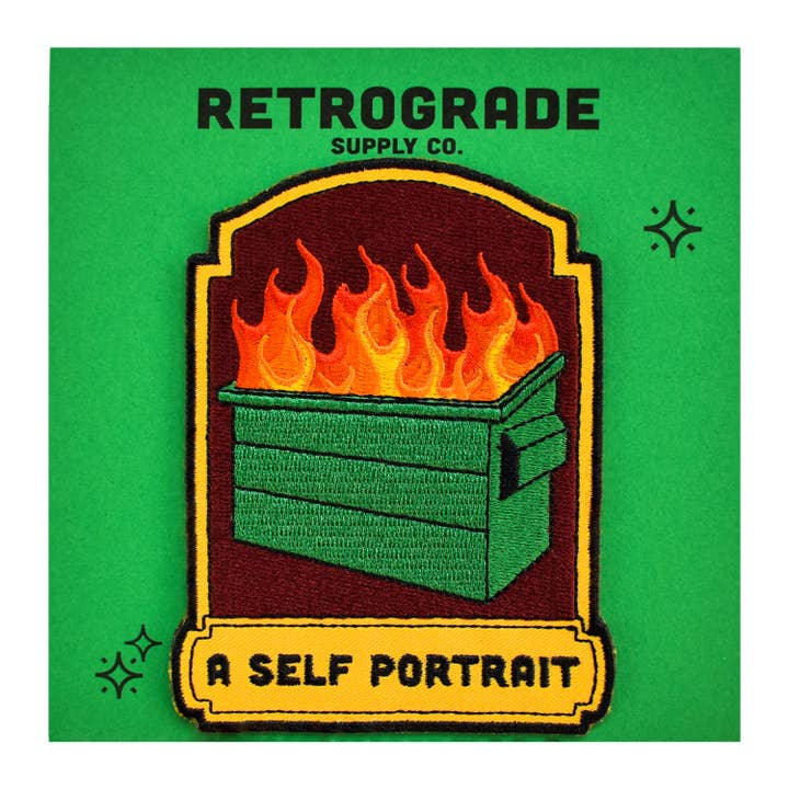 Retrograde Supply Co. - Wholesale Patch - A Self Portrait (Iron-On Patch)