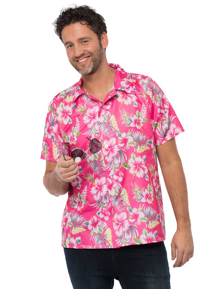 Partychimp - Wholesale Button Down Shirt - Men's - Hawai shirt Deluxe - Party Costume4