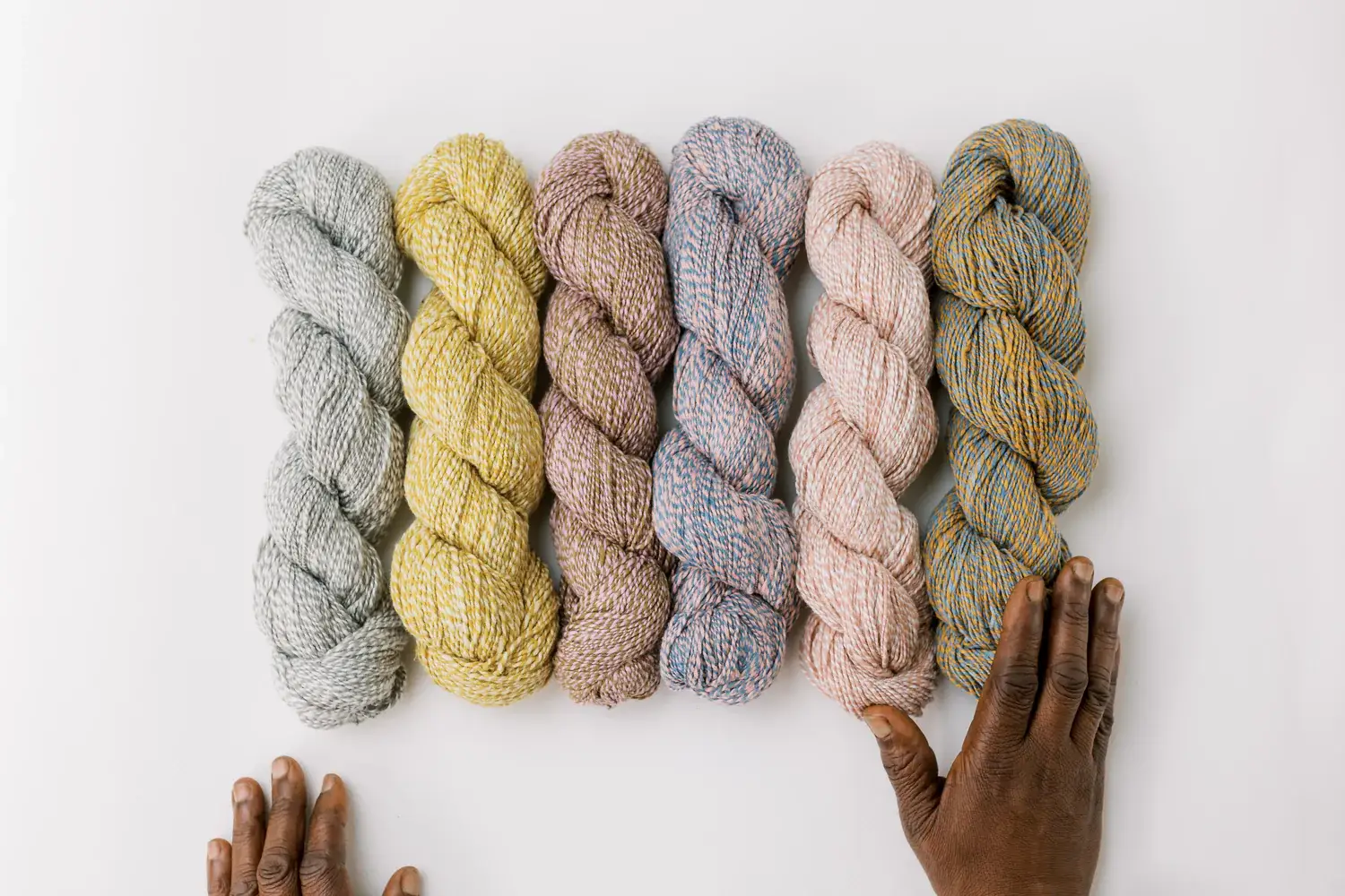 Handspun Hope - Vente Fils à tricoter - Fil de coton éthiopien filé à la main, chiné6