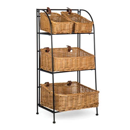 Willow Group - Wholesale Retailer Display - Food & Drink - WILLOW/IRON 3-TIER DISPLAY