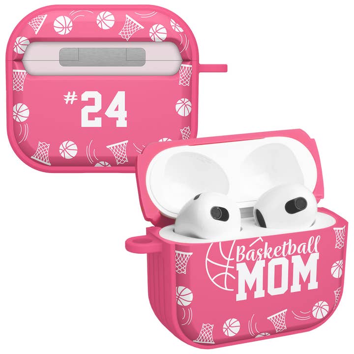 Basketball-Mama maßgefertigte HDX Apple AirPods Gen 3 Hüllenabdeckung für den Großhandel von Affinity Bands