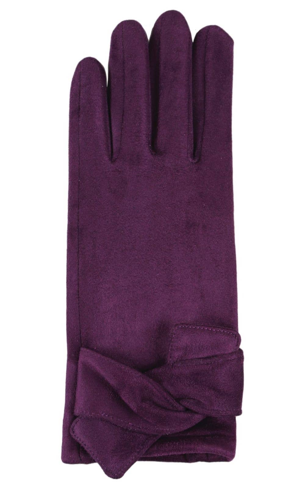 Jeanne Simmons Accessories - Wholesale Gloves - Women's -  Faux Suede 3850 Gloves Winter 4