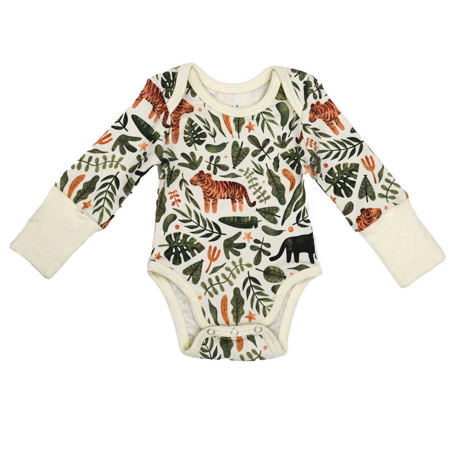 Earthy - Wholesale Bodysuit (Non-Footed) - Baby - Organic Cotton Long Sleeve Baby Bodysuit, Zephyr2