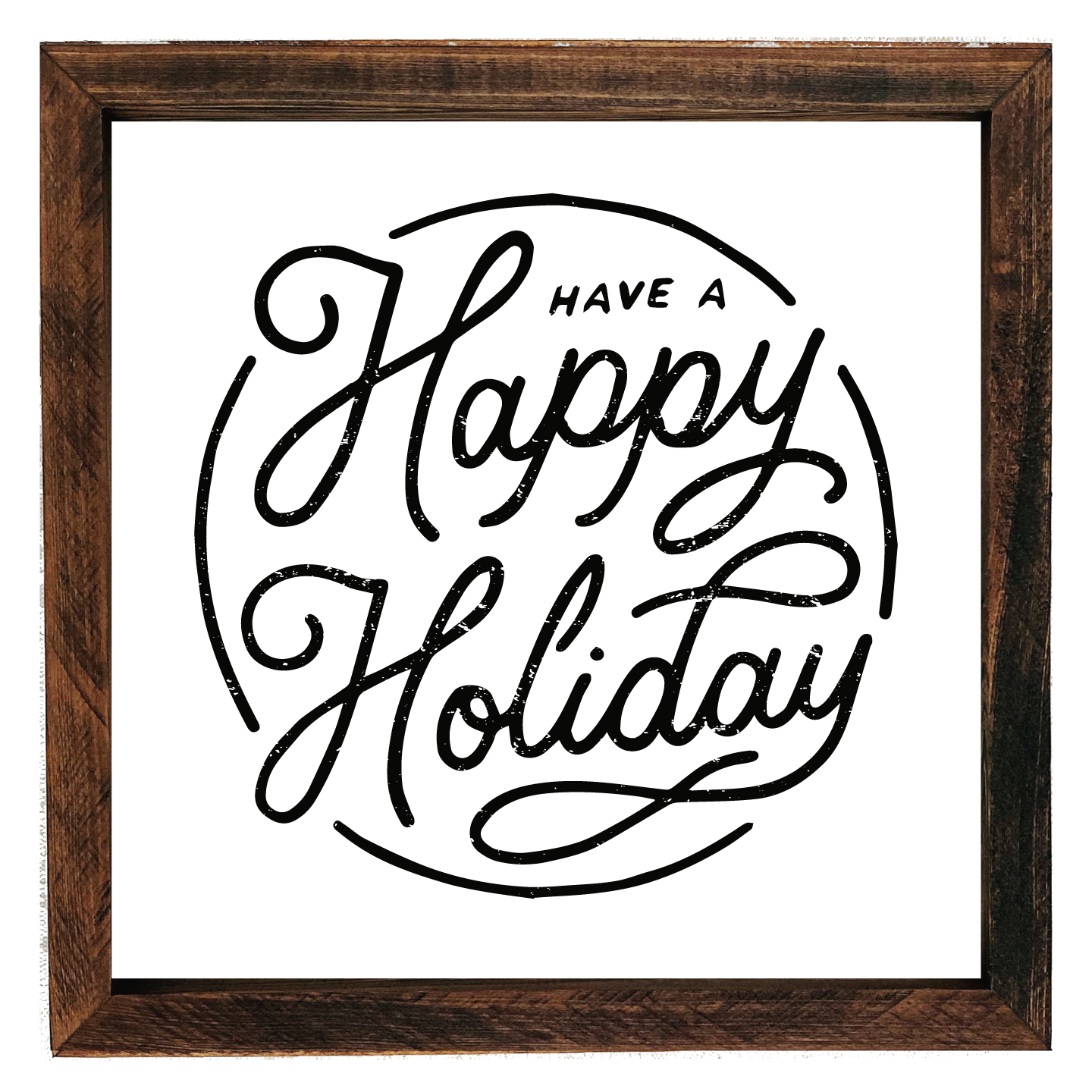 Southern Mesa Trading Co. - Wholesale Sign - Happy Holiday Wood Sign 1