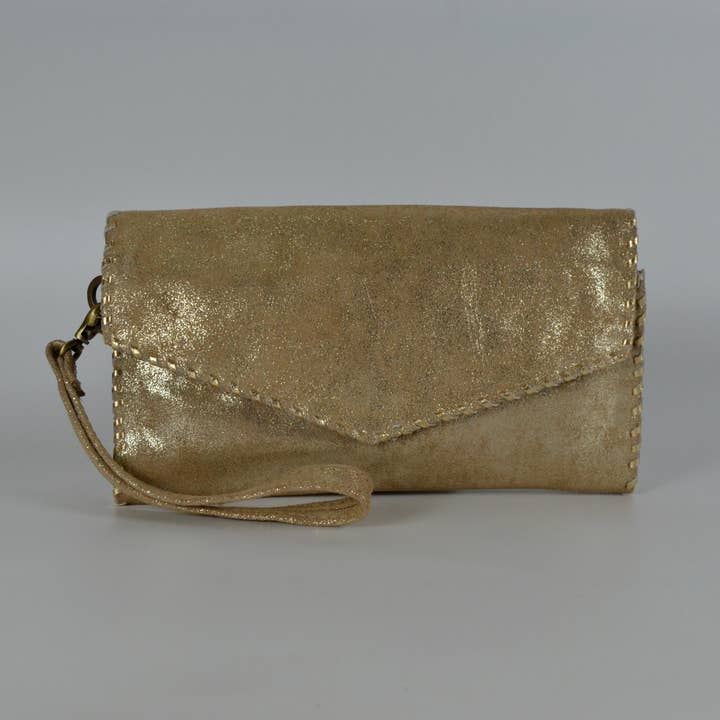 STUDIO CALEIDOSCOPE - Wholesale Wallet - Women's - Laura Wristlet Wallet-Suede Leather
