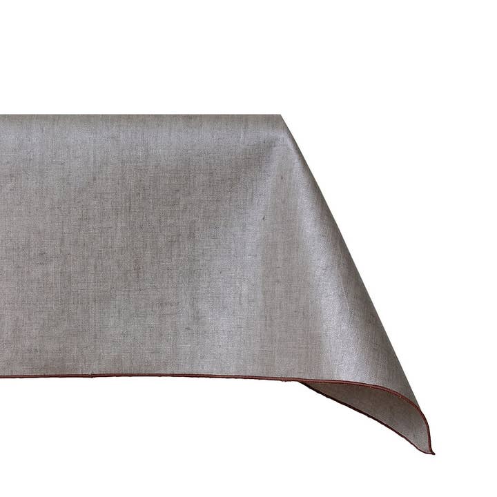 Giardino Segreto - Wholesale Tablecloth - 100% linen tablecloth, stain-resistant, RESINATED2