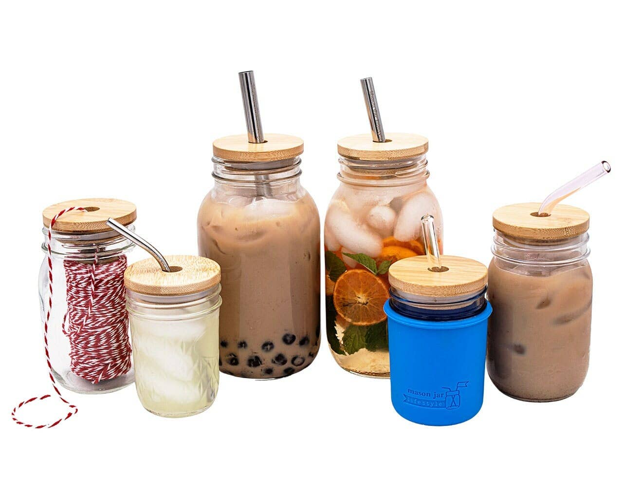Mason Jar Lifestyle - Wholesale Drink Lids - Bamboo Straw Hole Tumbler Lid for Mason Jars9