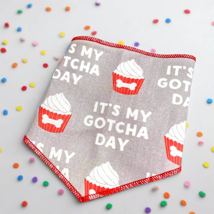 doggish - Wholesale Pet Bandana - Dog - Scarlet and gray buckeye gotcha day rescue dog bandana acces