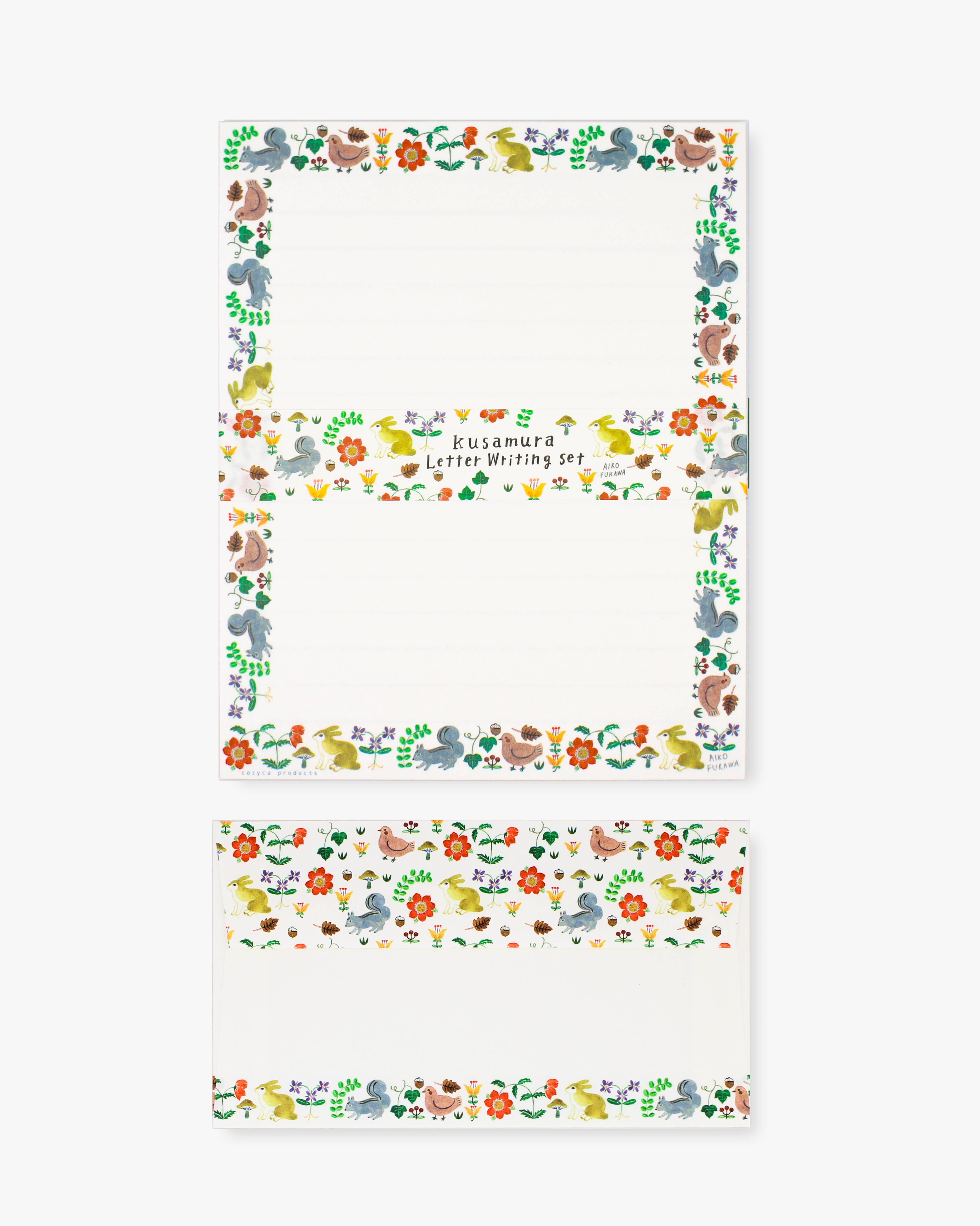 Her Winter Flowers - Wholesale Stationery/Notecard Set - Writing Set - Kusamura3