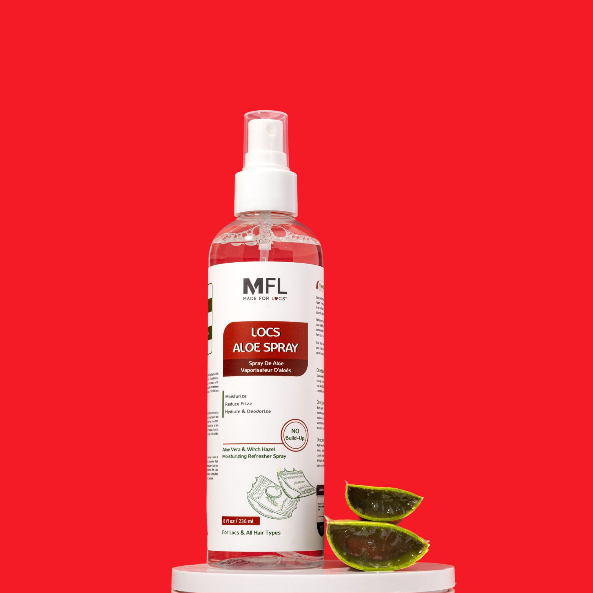 Made For Locs - Wholesale Hair Spray - Locs Vegan Aloe Refresher Spray | 8 oz2