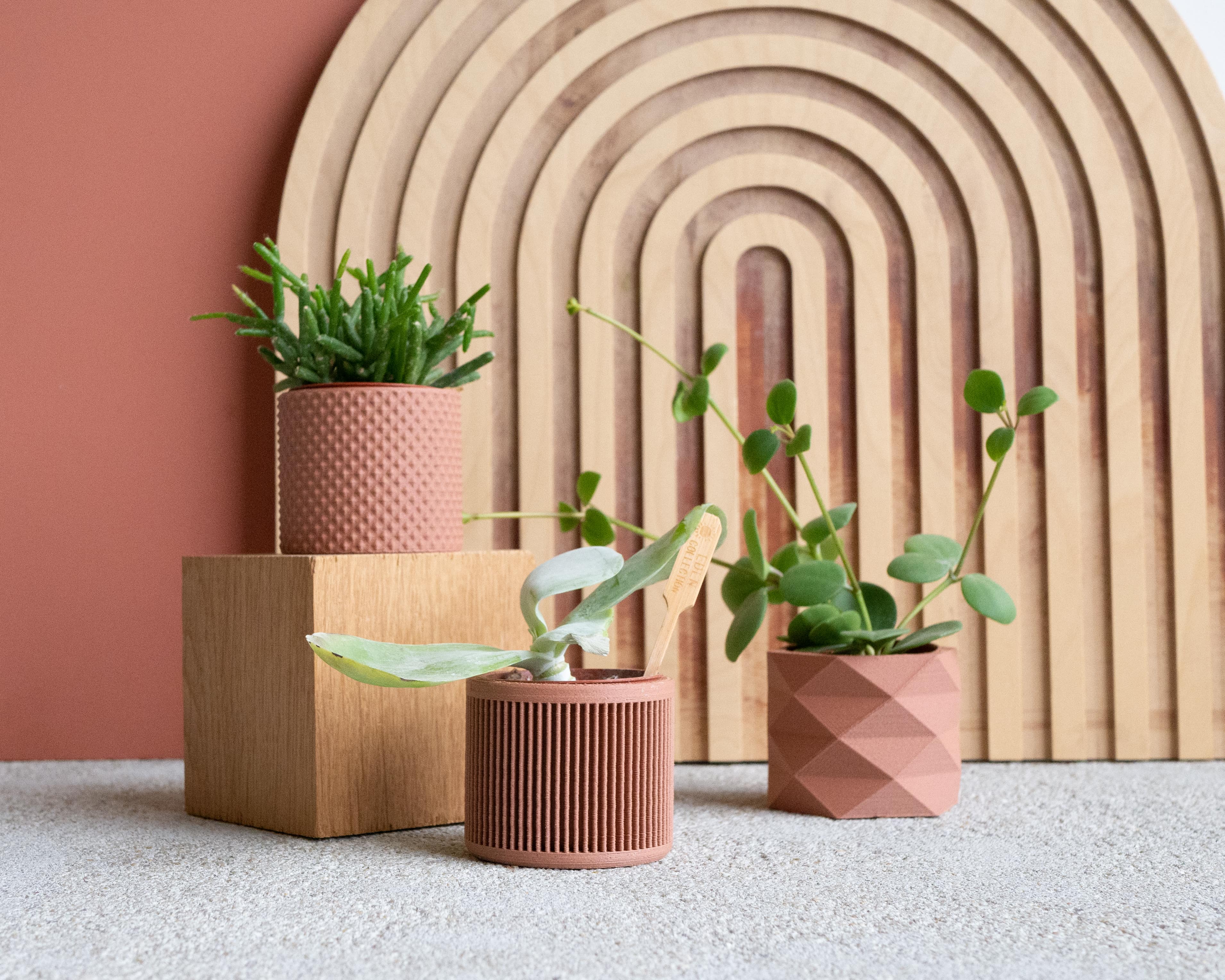 MINIMUM DESIGN - Venta al por mayor Macetas - Set de 3 macetas para plantas – Piko, Diamant y Japan2