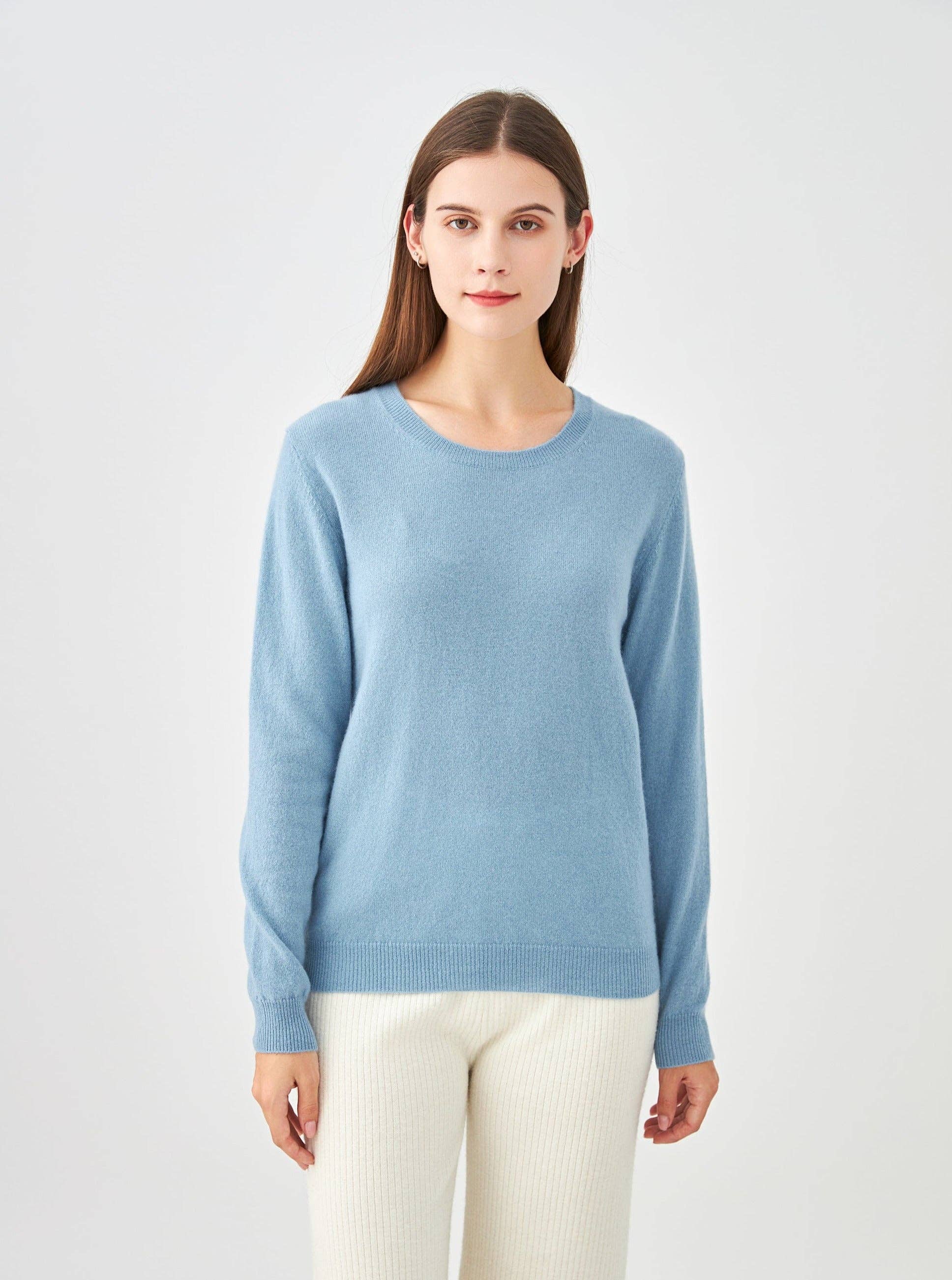 jw.atelier - Wholesale Knit Sweater - Women's - 100% cashmere crew neck sweater8