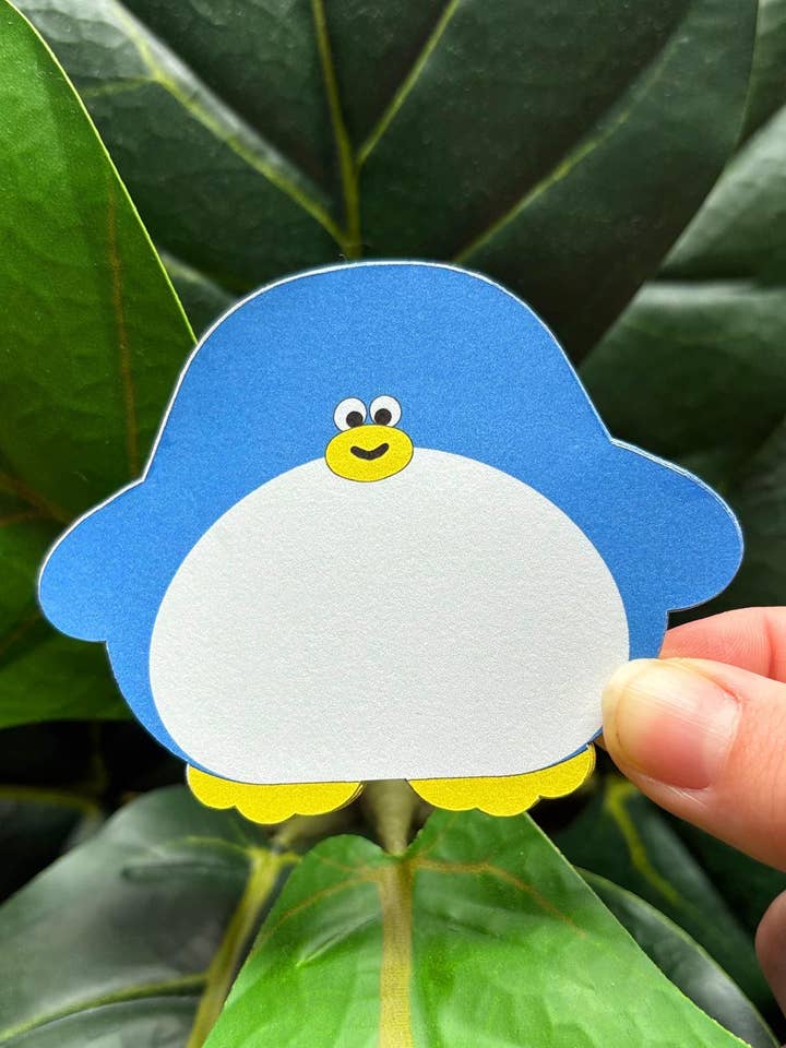 Cheeky Penguin Handmade Memo Pad for wholesale by megoogs draws
