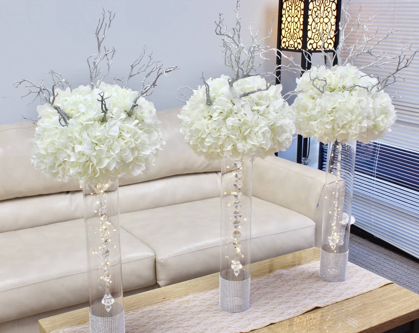 Angel Isabella - Venta al por mayor Flores artificiales - Hortensia artificial de 22 pulgadas, flor de 7 pulgadas4