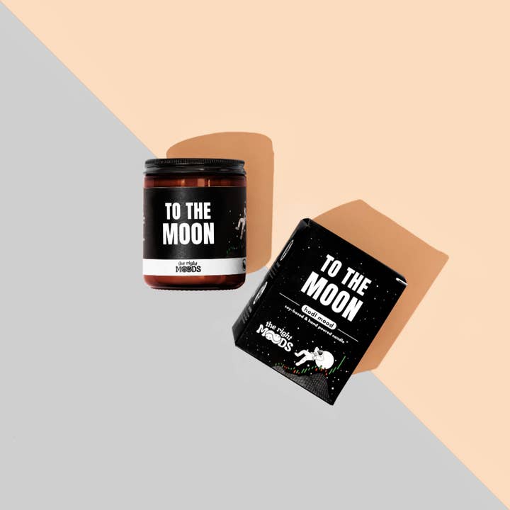 The Right Moods Candles - Vente Bougie en bocal - Bougies cadeaux amusantes — CRYPTO MOOD — Cire de soja parfumée faite main
