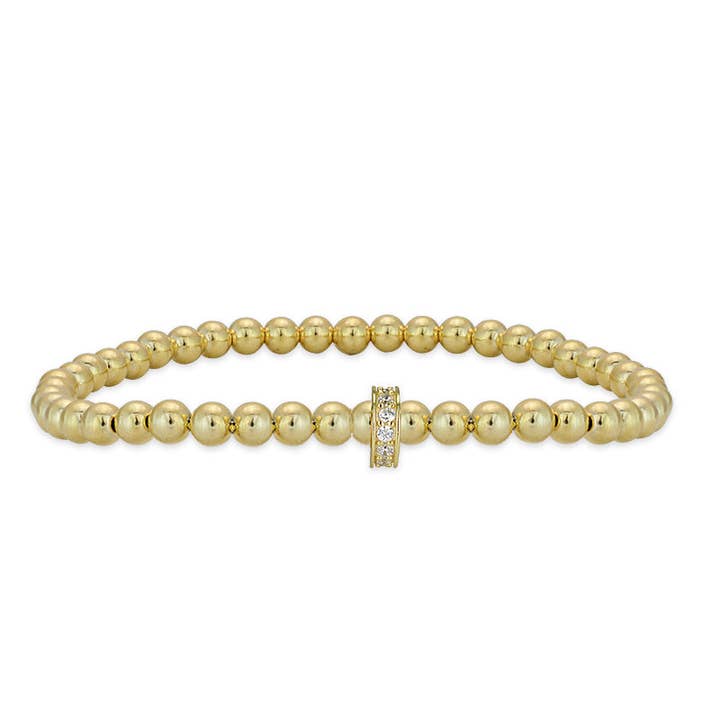 Bracciale Roundel CZ per la vendita all'ingrosso da parte di Bozkurt Jewelry