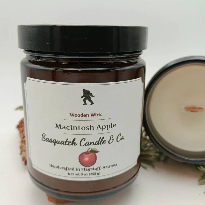 Sasquatch Candle Company - Wholesale Jar/Filled Candle - Macintosh Apple2