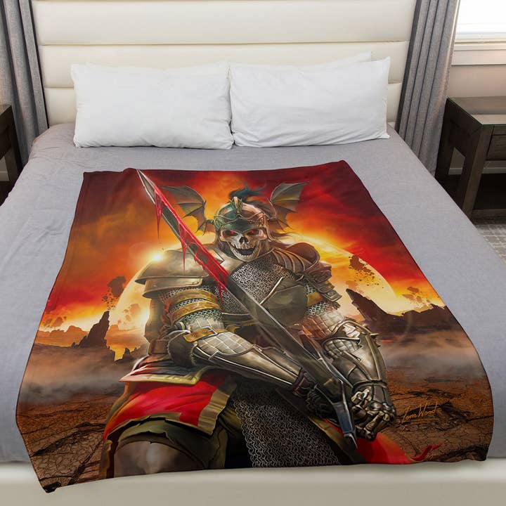 Apocalypse Reaper 50" x 60" Fleece Deken voor wholesale door Artopia