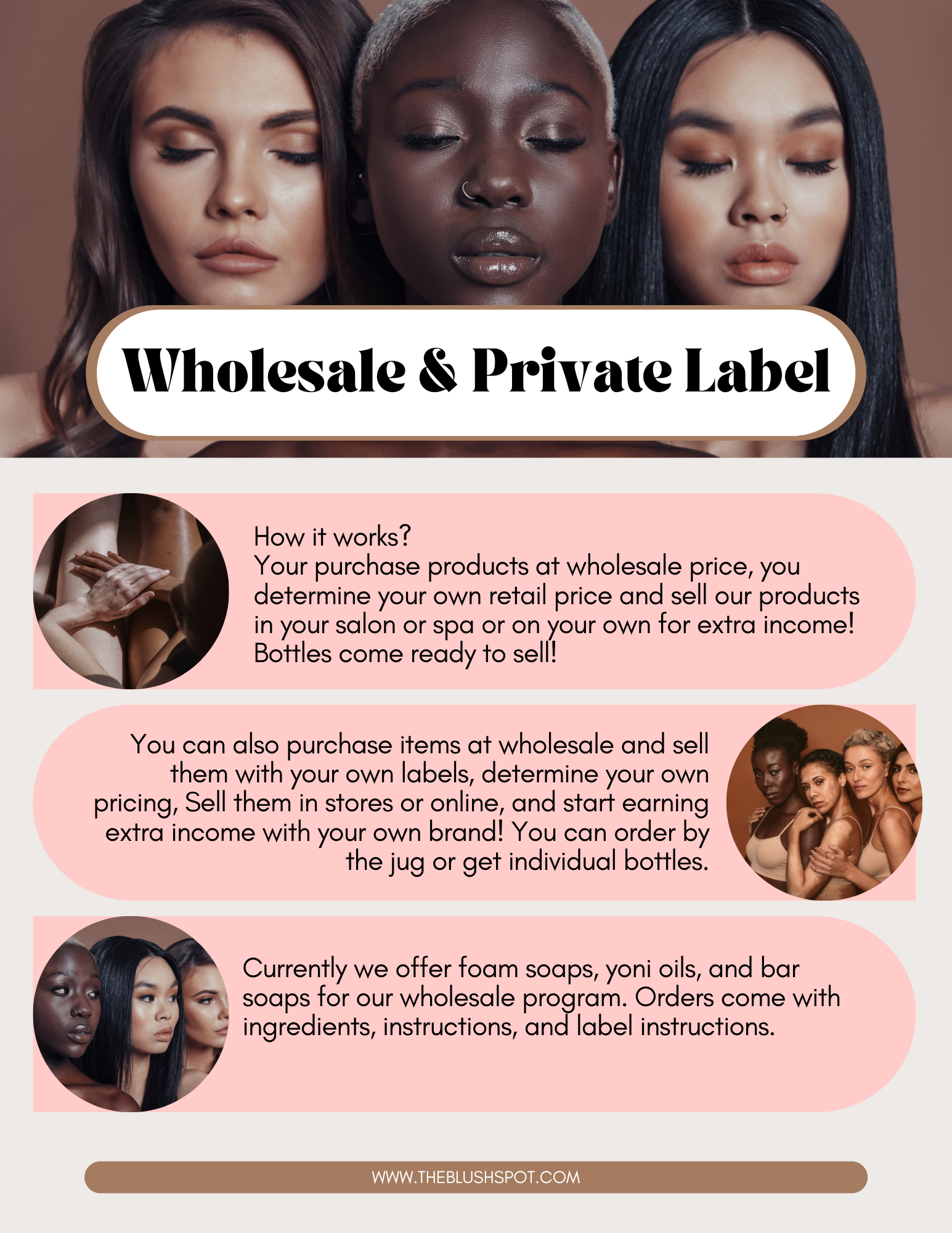 The Blush Spot - Wholesale Bath/Body Oil - Edible Yoni Oil - The Blush Spot4