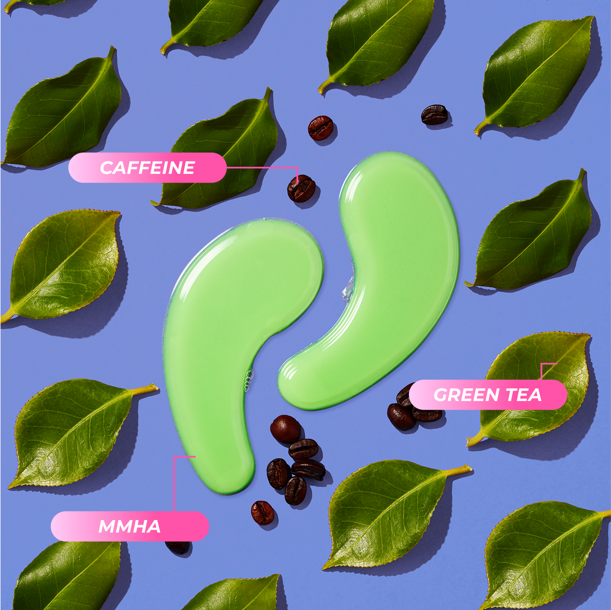 Vitamasques US - Wholesale Eye Treatment Mask - Bright Eye Green Caffeine Hydrogel Eye Pads3