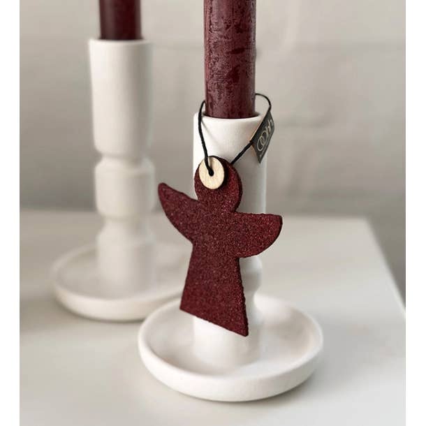 Lübech Living - Wholesale Christmas Decoration - s/6 WOODz Angels, Wine1