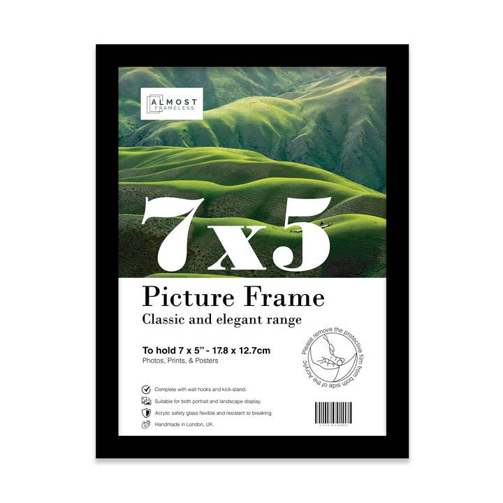 Black 7x5 Picture Frame for wholesale by WholesaleFrames.co.uk