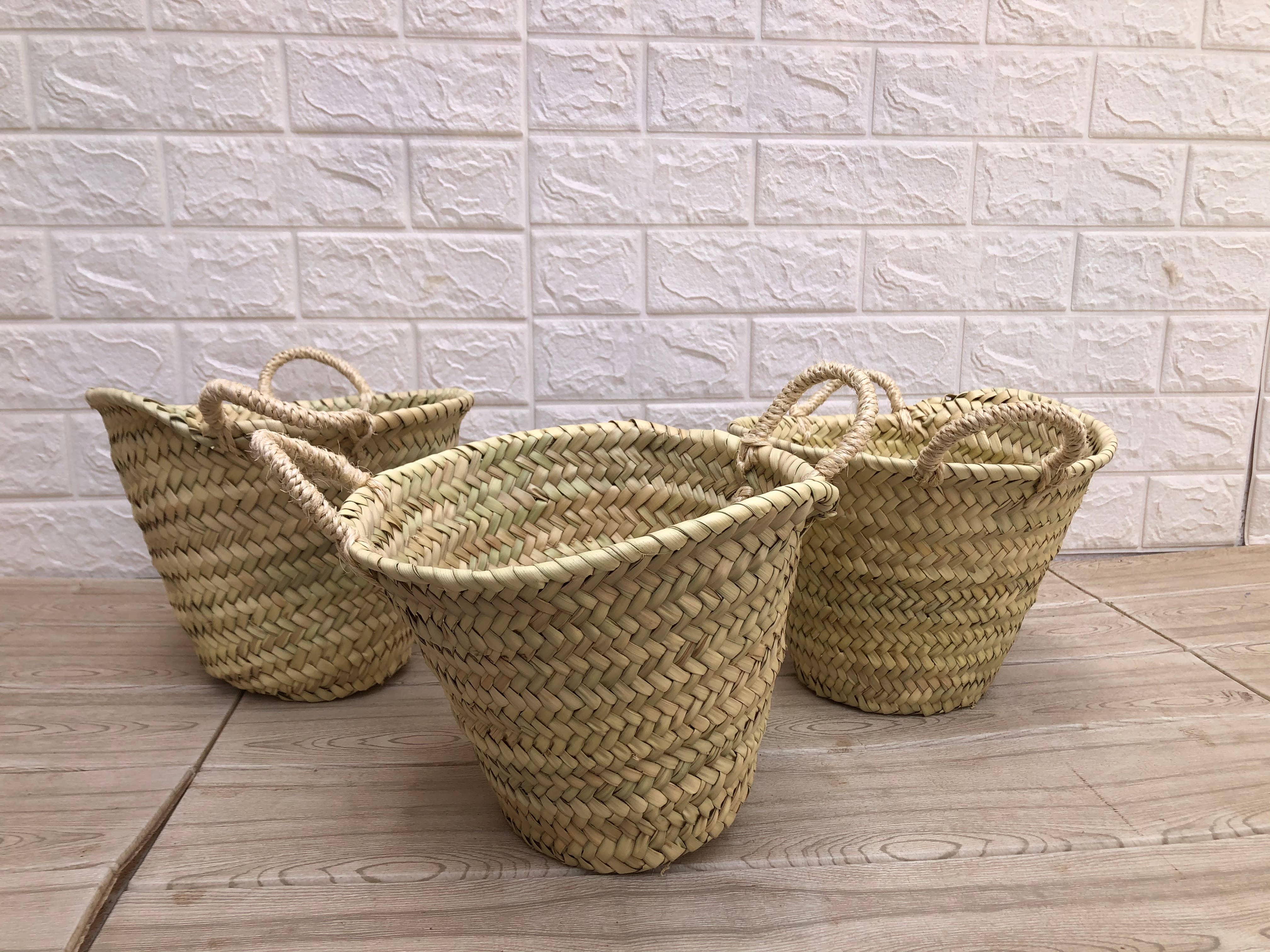 ProHandmadeDesign - Vendita all'ingrosso Borsa da spiaggia - Cesto piccolo in paglia naturale a forma di rosa5