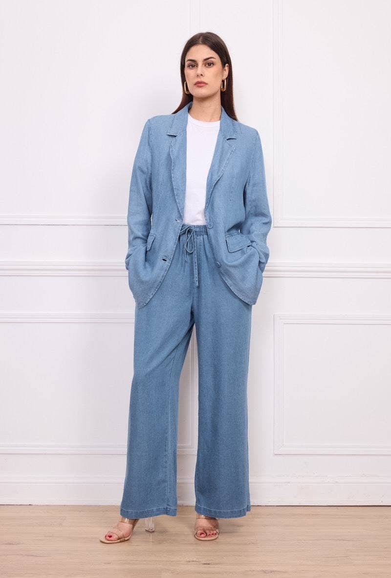 Straight blue lyocell jeans - Orice for wholesale on Faire0