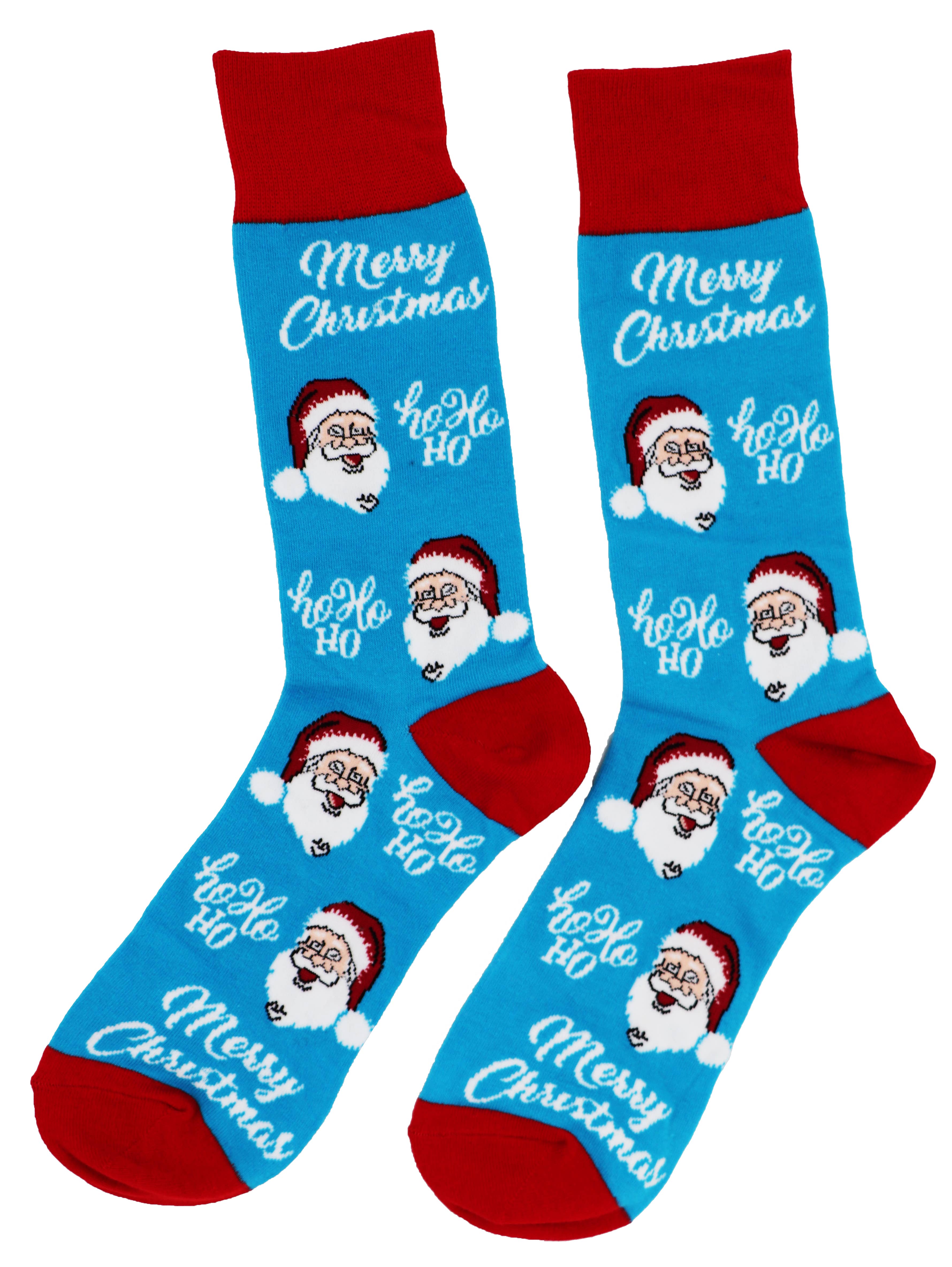 SoXcellent - Vente Chaussettes – unisexe - Chaussettes fantaisie unisexes Merry Christmas Santa Claus Hohoho16