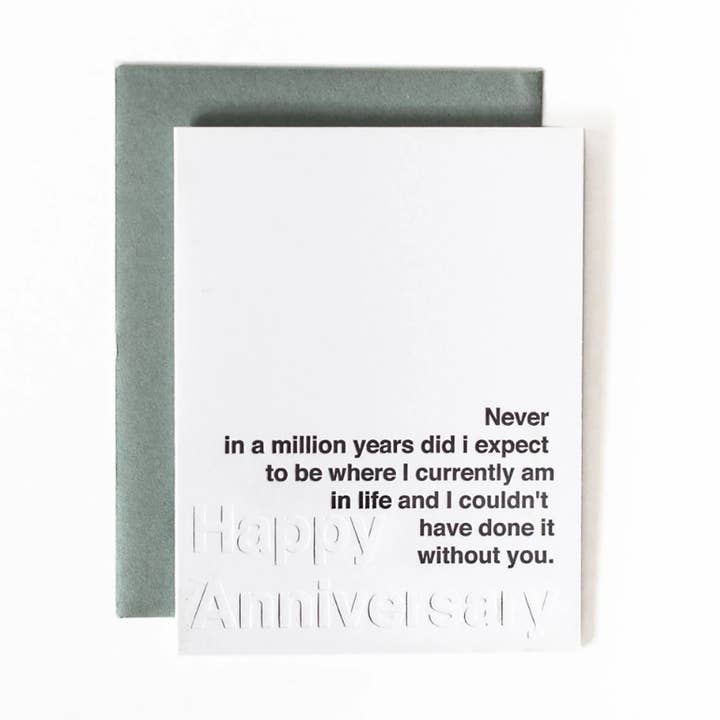 Never in a million years (Happy Anniversary) for wholesale by Mikspress