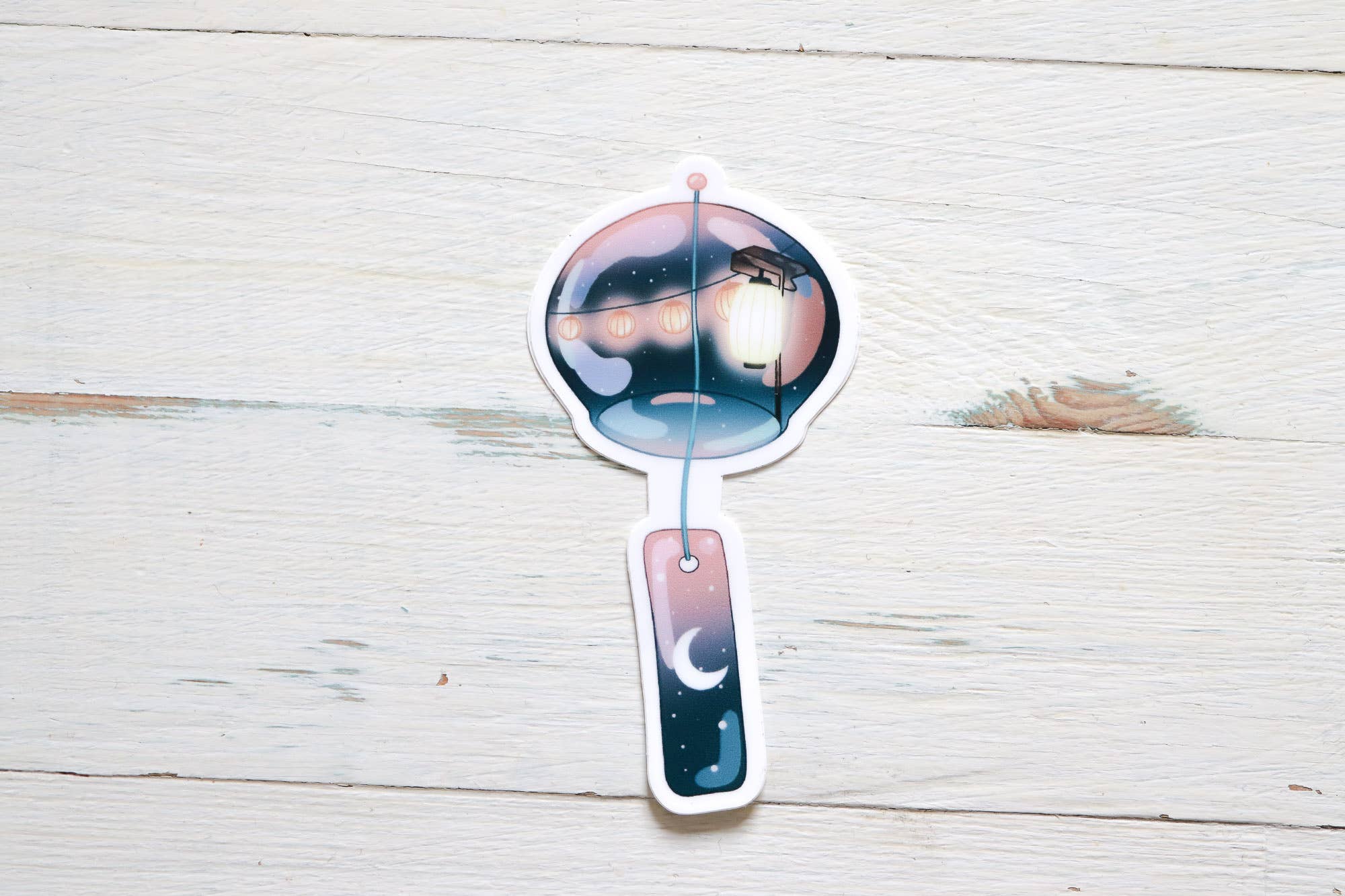 smalartshop – Adesivo por atacado – Autocolante em Vinil Night Wind Chime 1