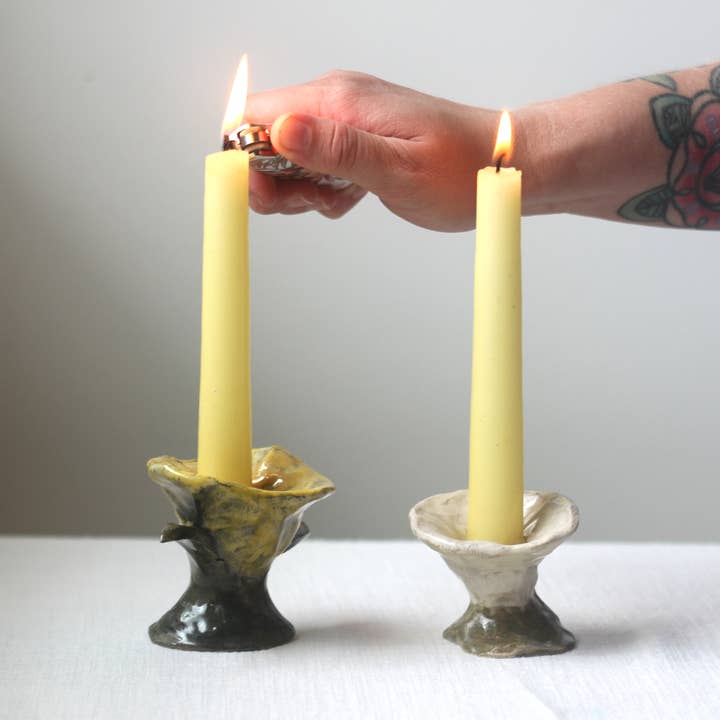 Flower Candlestick Holder for wholesale by Studio Jane