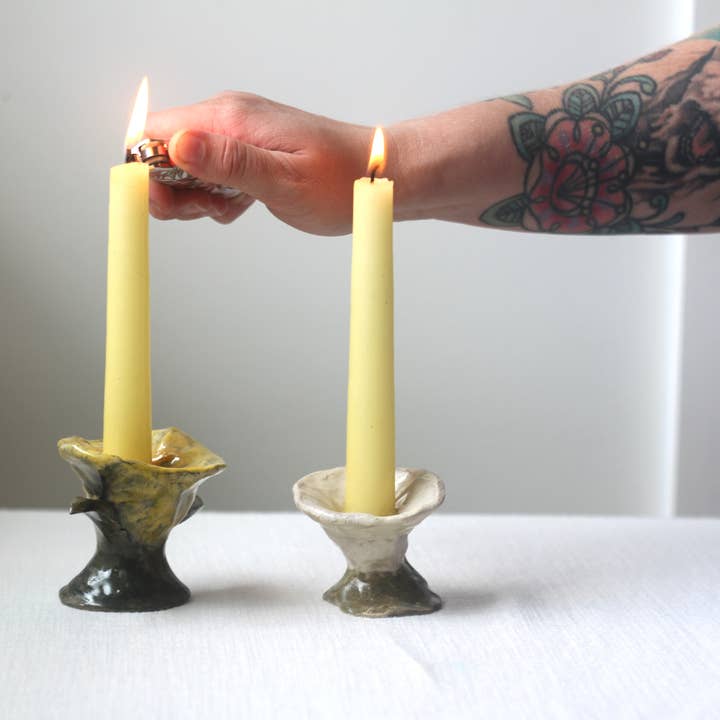 Flower Candlestick Holder for wholesale by Studio Jane