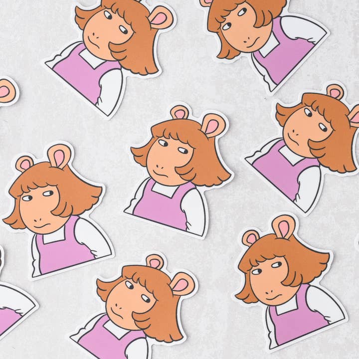 Simple Whimsy - Wholesale Sticker - DW Side Eye Pop Culture Sticker