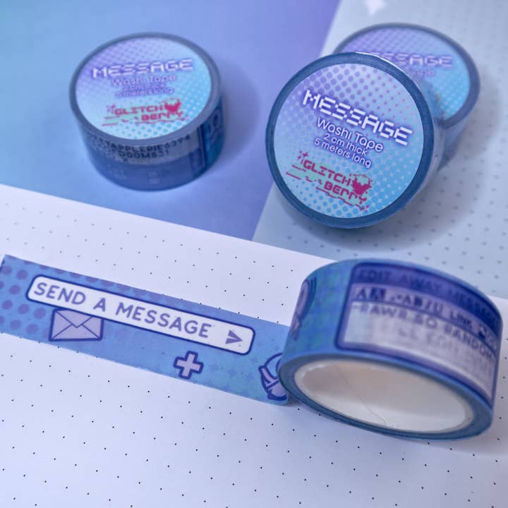 Message Washi Tape for wholesale by Glitchberry