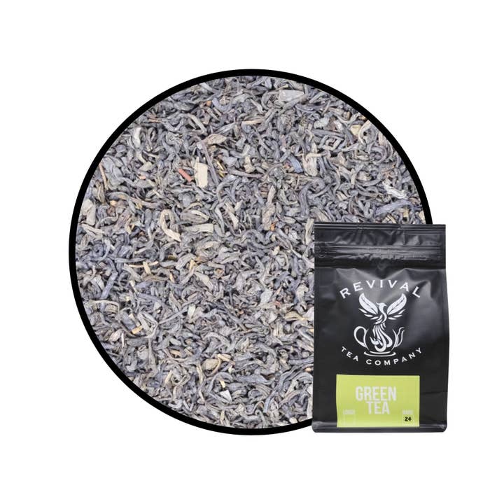 Green Tea (Chun Mee) for wholesale by Revival Tea Company