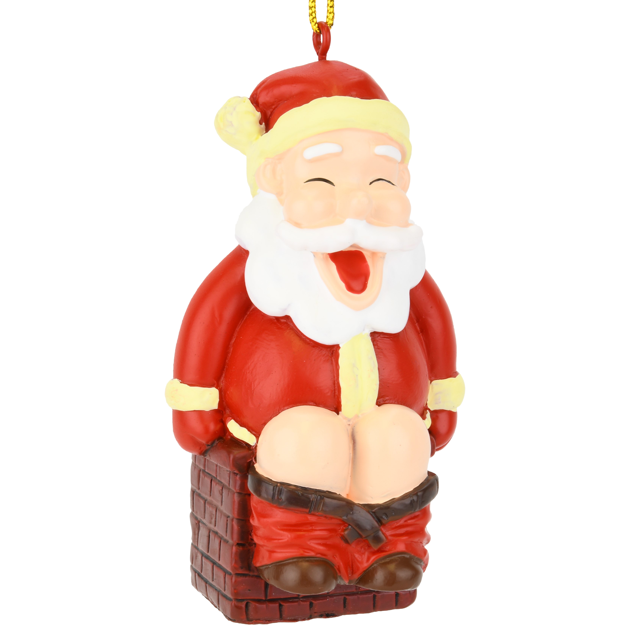 Tree Buddees – Großhandel Verzierung – Schornstein Geschenk Lustiger Weihnachtsmann Kackender Weihnachtsbaumschmuck0