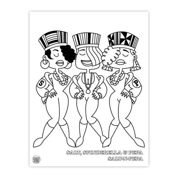 SCB - Wholesale Coloring Book - Adult - Hip Hop Coloring Book